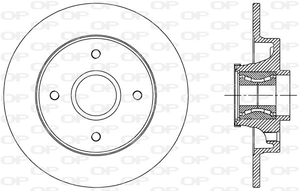 OPEN PARTS Bremžu diski BDR2510.30